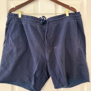 H&M Deep Blue Drawstring Shorts
